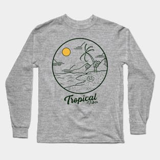 tropical vibes Long Sleeve T-Shirt
